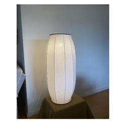COLGANTE ASIA A TEJIDO TUBULAR ALGODON BLANCO E27