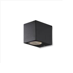 APLIQUE ALON NEGRO 1GU10 IP54 220V 