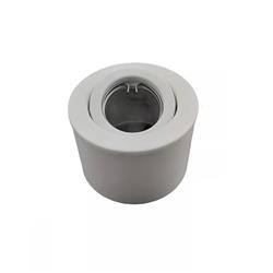 PLAFON REDONDO BLANCO MATE GU10 94MM DIAMETRO X 80MM ALTURA