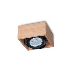 PLAFON MADERA INTERIOR METAL NEGRO 1L MOVIL AR111