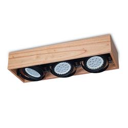 PLAFON MADERA INTERIOR METAL BLANCO 3L MOVIL AR111