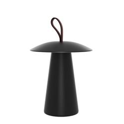 LAMPARA DE MESA LULA NEGRO 2W 2700K 98° DIM TRIAC 247LM IP54