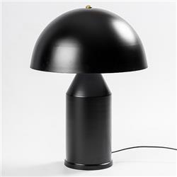 LAMPARA DE MESA HONGO NEGRO E27 