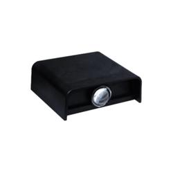 APLIQUE BECCA BIDIRECCIONAL ABS NEGRO 2W BLANCO DINAMICO IP65