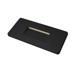 APLIQUE SLIDE ABS NEGRO 4W BLANCO DINAMICO IP65