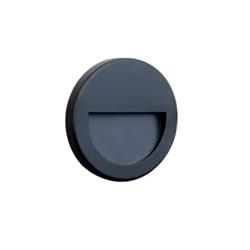 APLIQUE FLOE L ABS NEGRO 4W BLANCO DINAMICO IP65