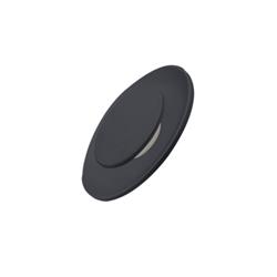 APLIQUE CHULETTE L ABS NEGRO 12W BLANCO DINAMICO IP65