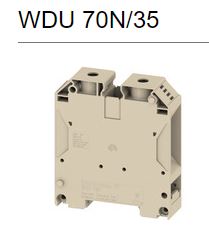 *BORNE A TORNILLO BEIGE 70mm2 WDU 70N/35 WEIDMULLER