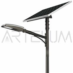 LUMINARIA SOLAR ZENIT ALUMINIO GRIS 60W 5000K 7200LM IP65 