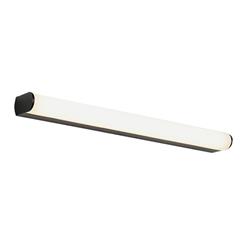 APLIQUE LUTHIEN CON DIFUSOR LED NEGRO 12W 3000K 