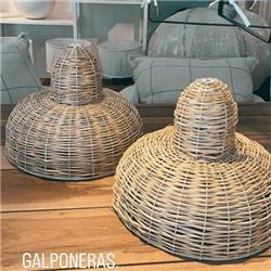 COLGANTE GALPONERO MIMBRE E27