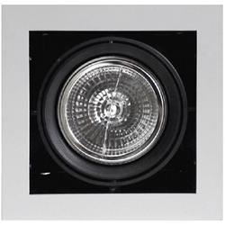 EMBUTIDO 30/1 NEGRO 1 LUZ AR111 