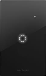 TECLA ROMA SMART NEGRA MACROLED 1 CANAL MAX 7A