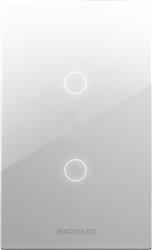 TECLA ROMA SMART BLANCA MACROLED 2 CANALES MAX 7A