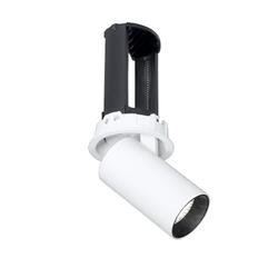 EMBUTIDO EMBU-12 REDONDO MOVIL ALUMINIO BLANCO DESPLAZABLE HACIA ABAJO 15W