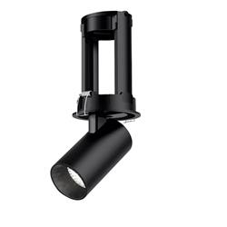 EMBUTIDO EMBU-12 REDONDO MOVIL ALUMINIO NEGRO DESPLAZABLE HACIA ABAJO 15W