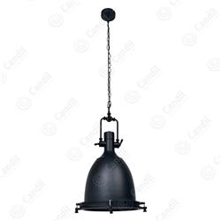 COLGANTE SOVIET I CHAPA NEGRO E27 IP20 220V
