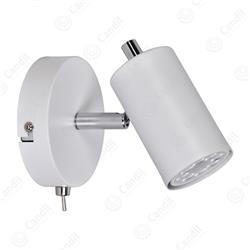 APLIQUE MEMO CHAPA BLANCO 1LUZ GU10 IP20 220V