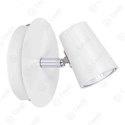 APLIQUE SOTANA CHAPA BLANCA 1LUZ GU10 IP20 220V