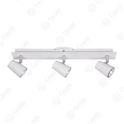 APLIQUE SOTANA CHAPA BLANCA 3LUCES GU10 IP20 220V