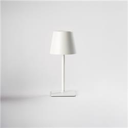 LAMPARA DE MESA TRINI BLANCA LED 3 TONALIDADES INALAMBRICA