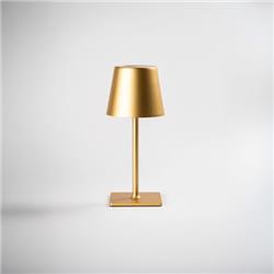 LAMPARA DE MESA TRINI DORADO LED 3 TONALIDADES INALAMBRICA