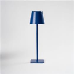 LAMPARA DE MESA DELFI AZUL LED 3 TONALIDADES INALAMBRICA