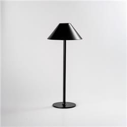 LAMPARA DE MESA LUPE NEGRO LED 3 TONALIDADES INALAMBRICA