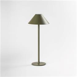 LAMPARA DE MESA LUPE VERDE LED 3 TONALIDADES INALAMBRICA
