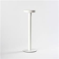 LAMPARA DE MESA FINI BLANCA LED 2 TONALIDADES INALAMBRICA