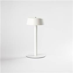LAMPARA DE MESA SILVI BLANCA LED 3 TONALIDADES INALAMBRICA