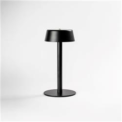 LAMPARA DE MESA SILVI NEGRA LED 3 TONALIDADES INALAMBRICA