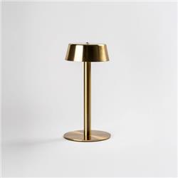 LAMPARA DE MESA SILVI DORADA LED 3 TONALIDADES INA