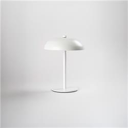 LAMPARA DE MESA ROCHI BLANCA LED 3 TONALIDADES INALAMBRICA