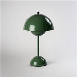 LAMPARA DE MESA LUIS VERDE LED 3 TONALIDADES INALAMBRICA