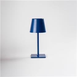 LAMPARA DE MESA TRINI AZUL LED 3 TONALIDADES INALAMBRICA