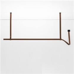 COLGANTE LEEDS MARRON CUERO Y ACRILICO 2800K 
