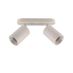 PLAFON SET DOBLE ALUMINIO BLANCO GU10 IP20 