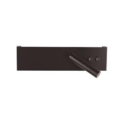 APLIQUE BIGSEE ALUMINIO NEGRO 12W 3000K 380LM IP20