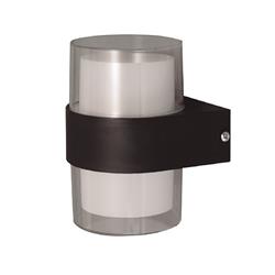 APLIQUE EXTERIOR BIDIRECCIONAL NEGRO 2X5W 3000K IP65