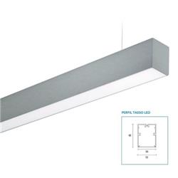 COLGANTE TASSO LED GEN.4 NEGRO 26W 4400LM 2700K CON ACRILICO OPTOMAX