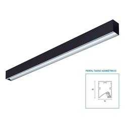 COLGANTE TASSO ASIMETRICO NEGRO 26W 4000K 4400LM