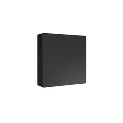 APLIQUE TAULO CUADRADO UNIDIRECCIONAL NEGRO 70º 4,5W 2700K 250LM IP65