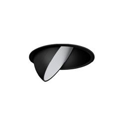 APLIQUE GOPO NEGRO CON DIFUSOR 7W 2700K 411LM IP20 110º