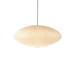 COLGANTE CONE PAPEL DE ARROZ BLANCO + HIERRO E27