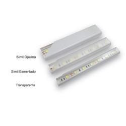 PERFIL RADIANCE 2MT (14x7MM) PVC TAPA TRANSPARENTE CON ADHESIVO