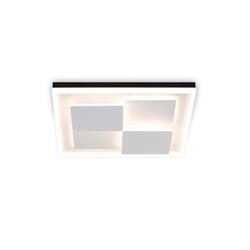 PLAFON CUADRA BLANCO CON CONTROL REMOTO DIMERIZABLE 52W 