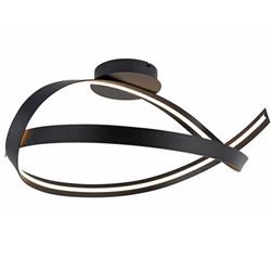 PLAFON CANTON LED NEGRO DIM 34W 3000K