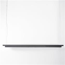 COLGANTE PARMA T NEGRO CON DETALLES EN NEGRO 36W 3000K DIMERIZABLE
