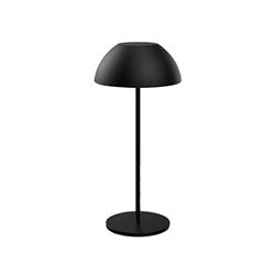 LAMPARA DE MESA BELL NEGRA 2W 2700K 160LM 5V 1A IP44 180º